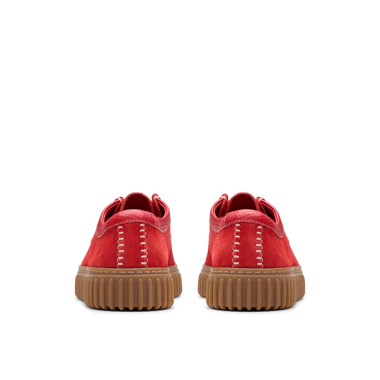 Clarks Mens Torhill Lo Sneaker Red