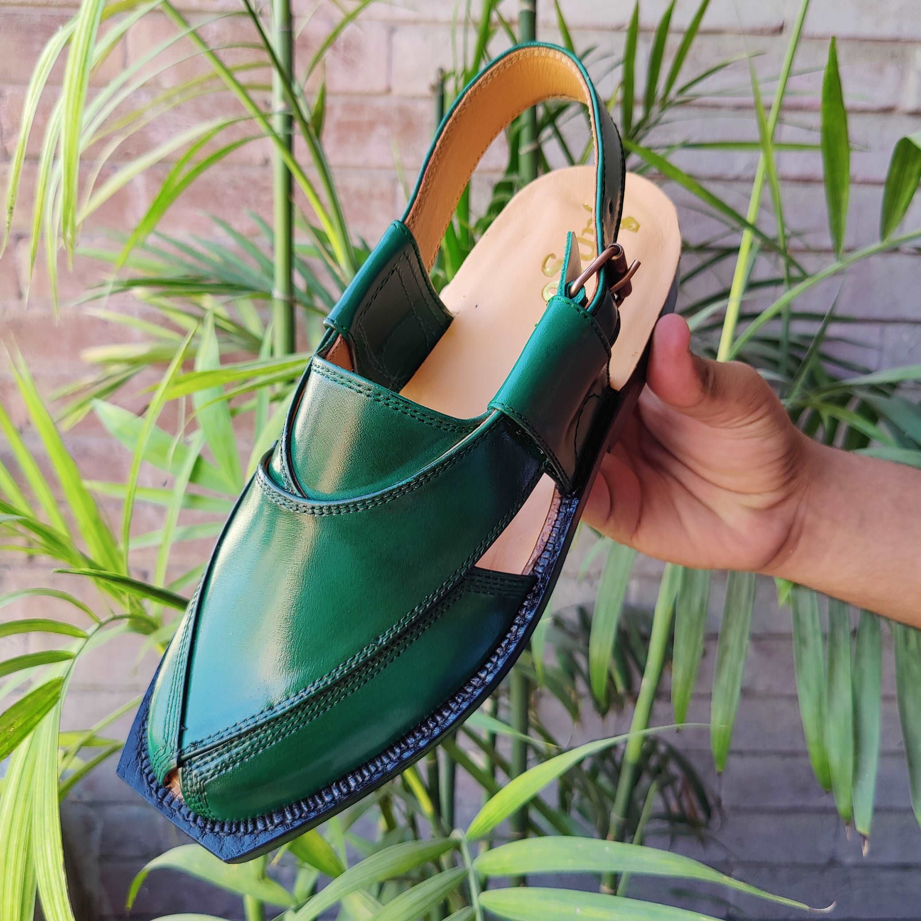 Classic style Chappal Green - Jango Mall