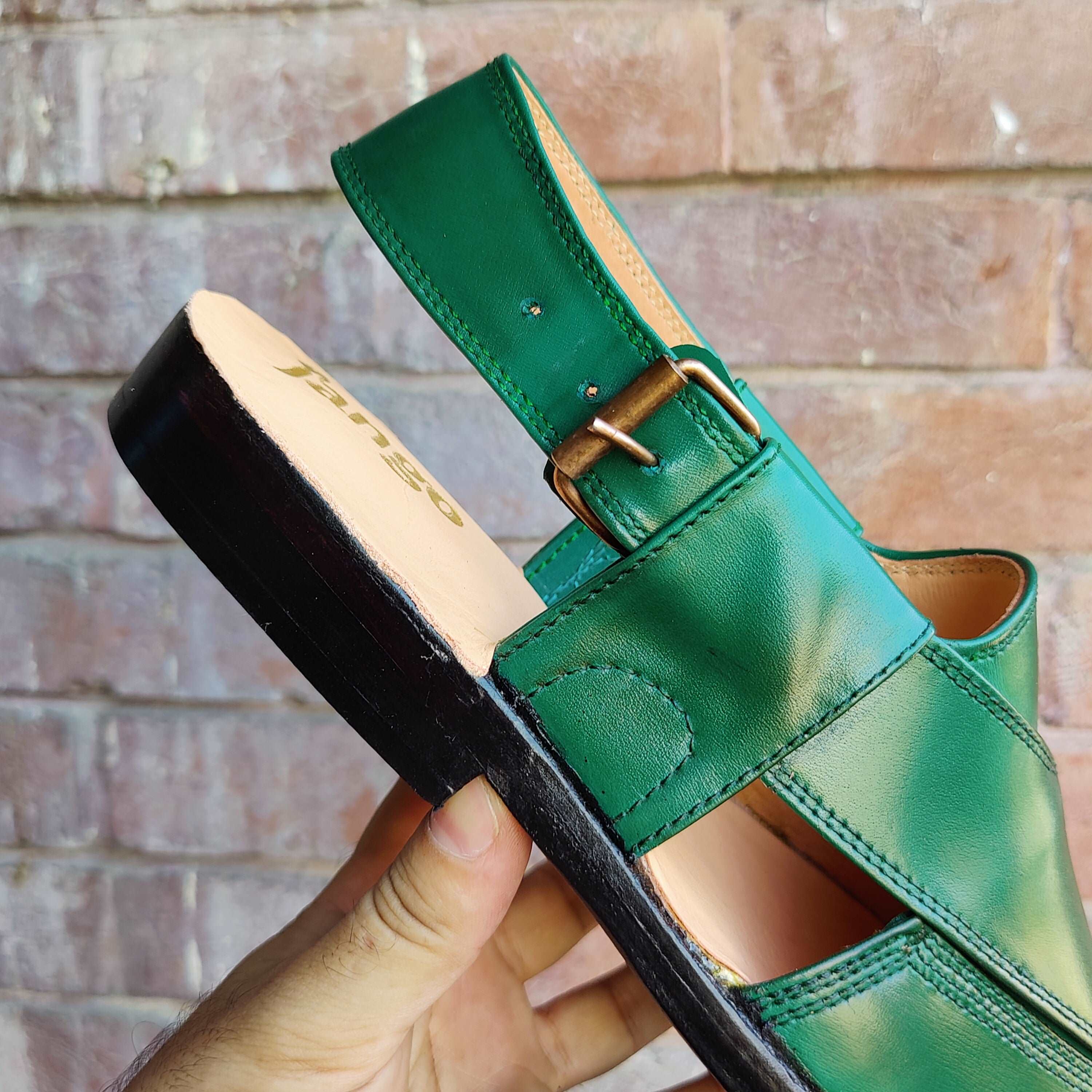 Classic style Chappal Green - Jango Mall