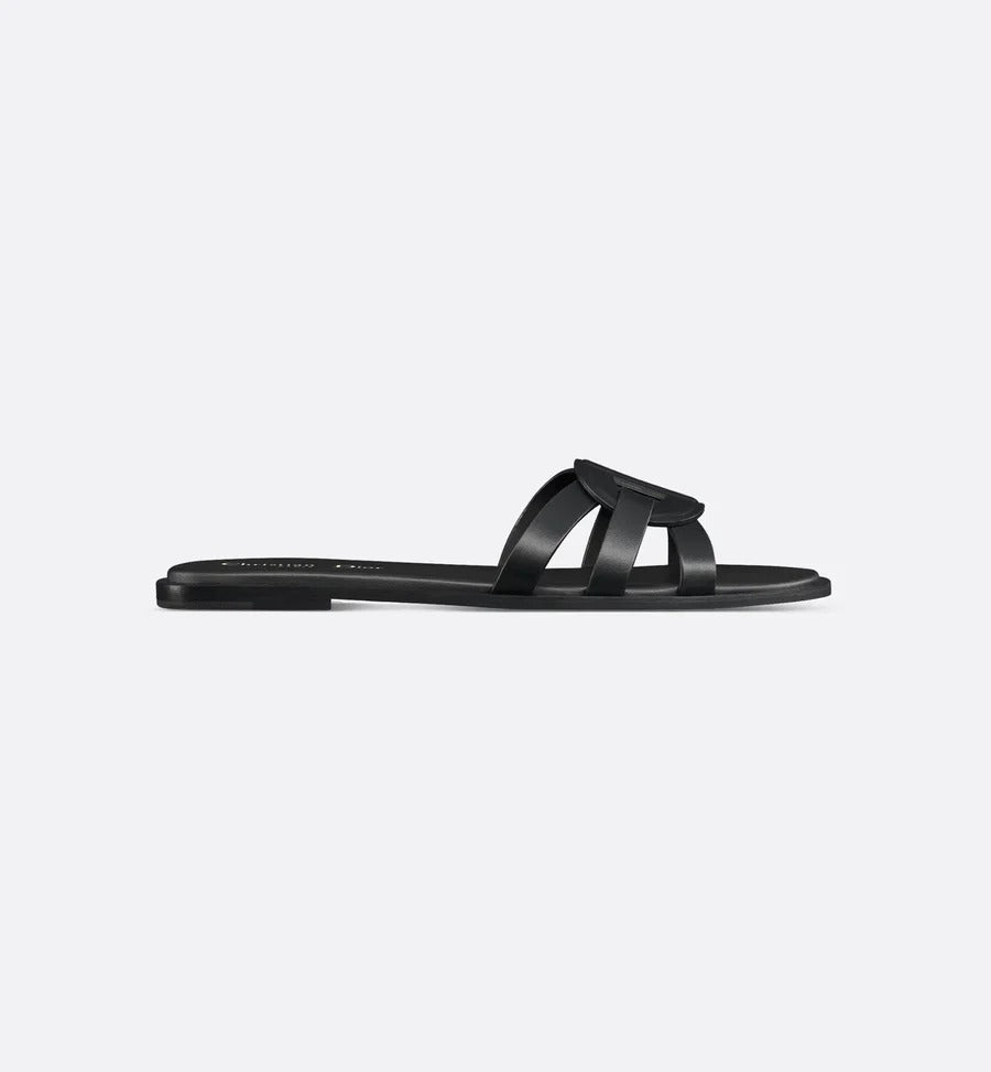 CTN D.I.O.R D-Club Black Slipper for Women
