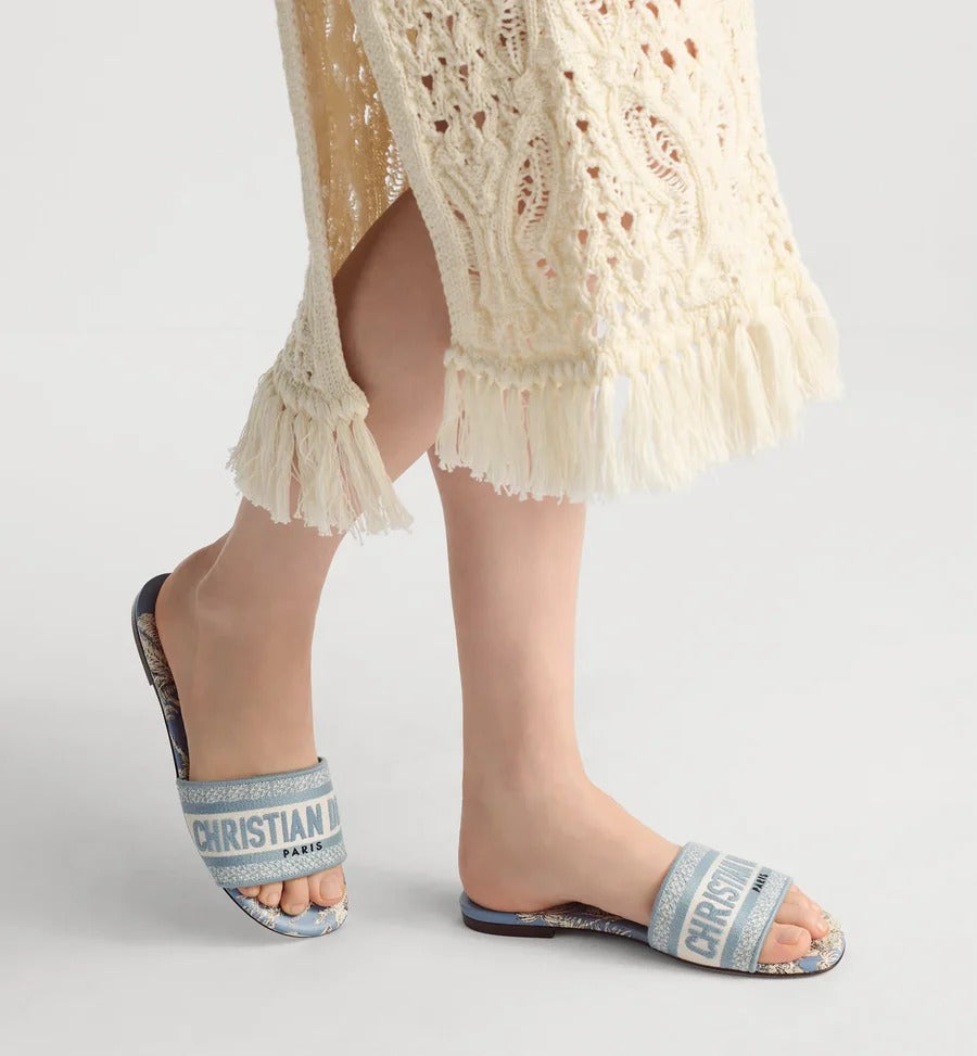 DIORIVIERA DWAY FLORAL Flats For Women