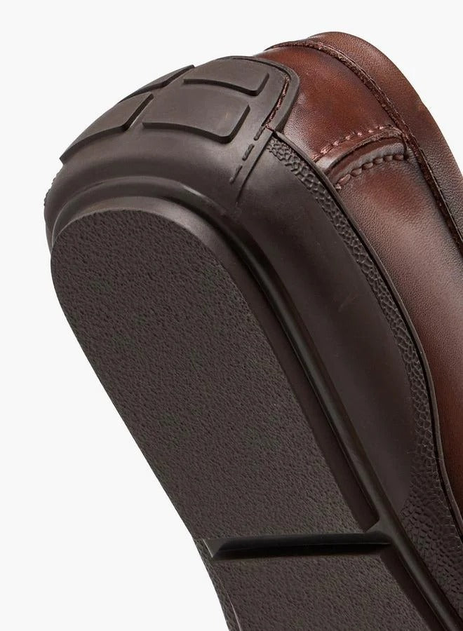 Mens Slip-ons Leather Moccasin by DUCHINI