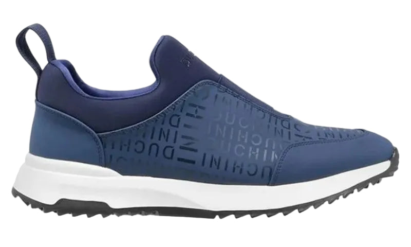Duchini Mono Print Slip-On Sneaker Blue