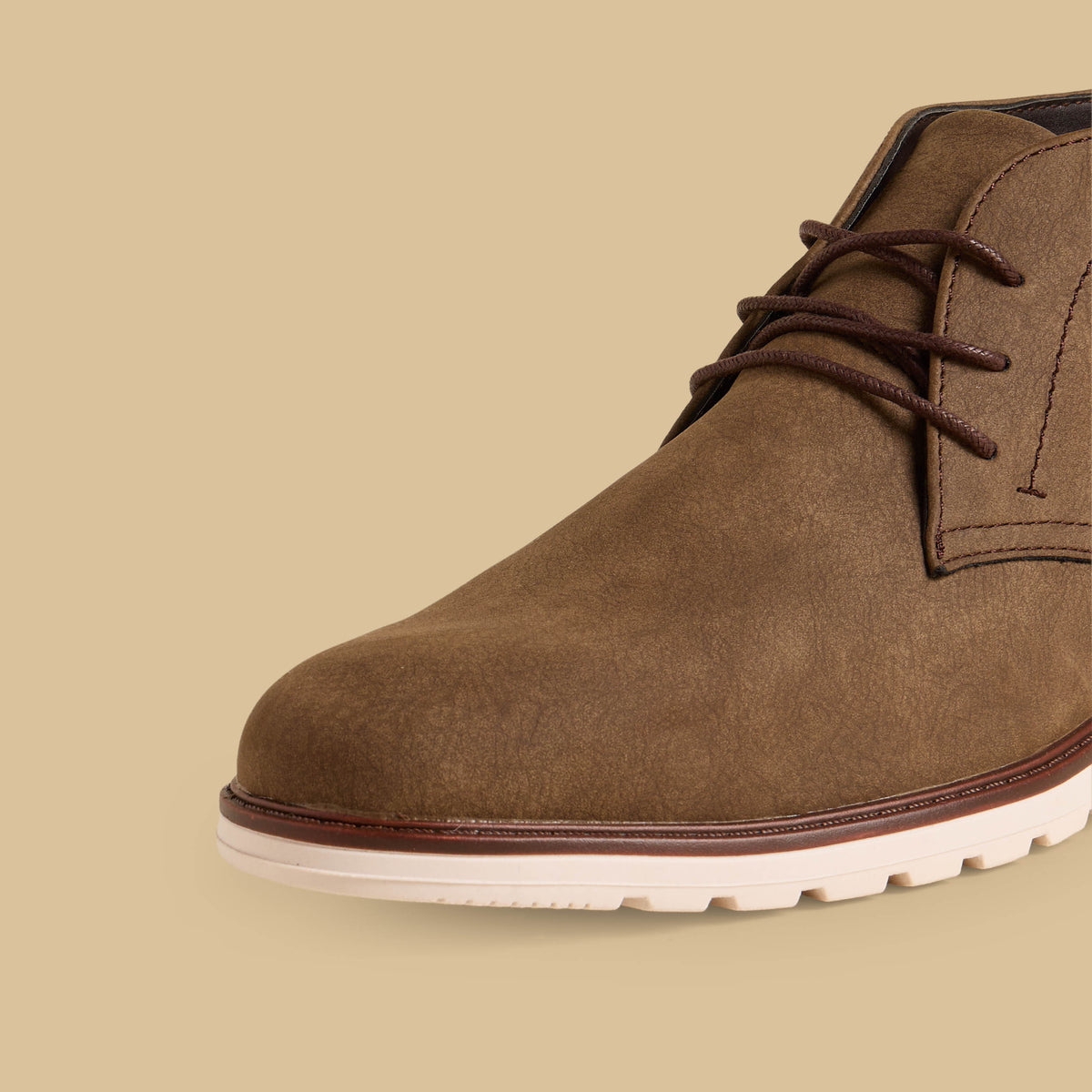 Max Low Cut Boots with Lace-Up Closure Brown for Men - image 4