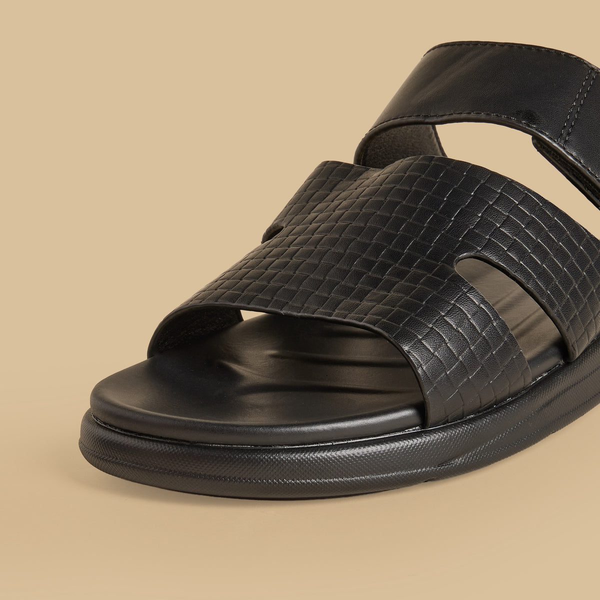 Max Textured Sandals Black for Men - image 4