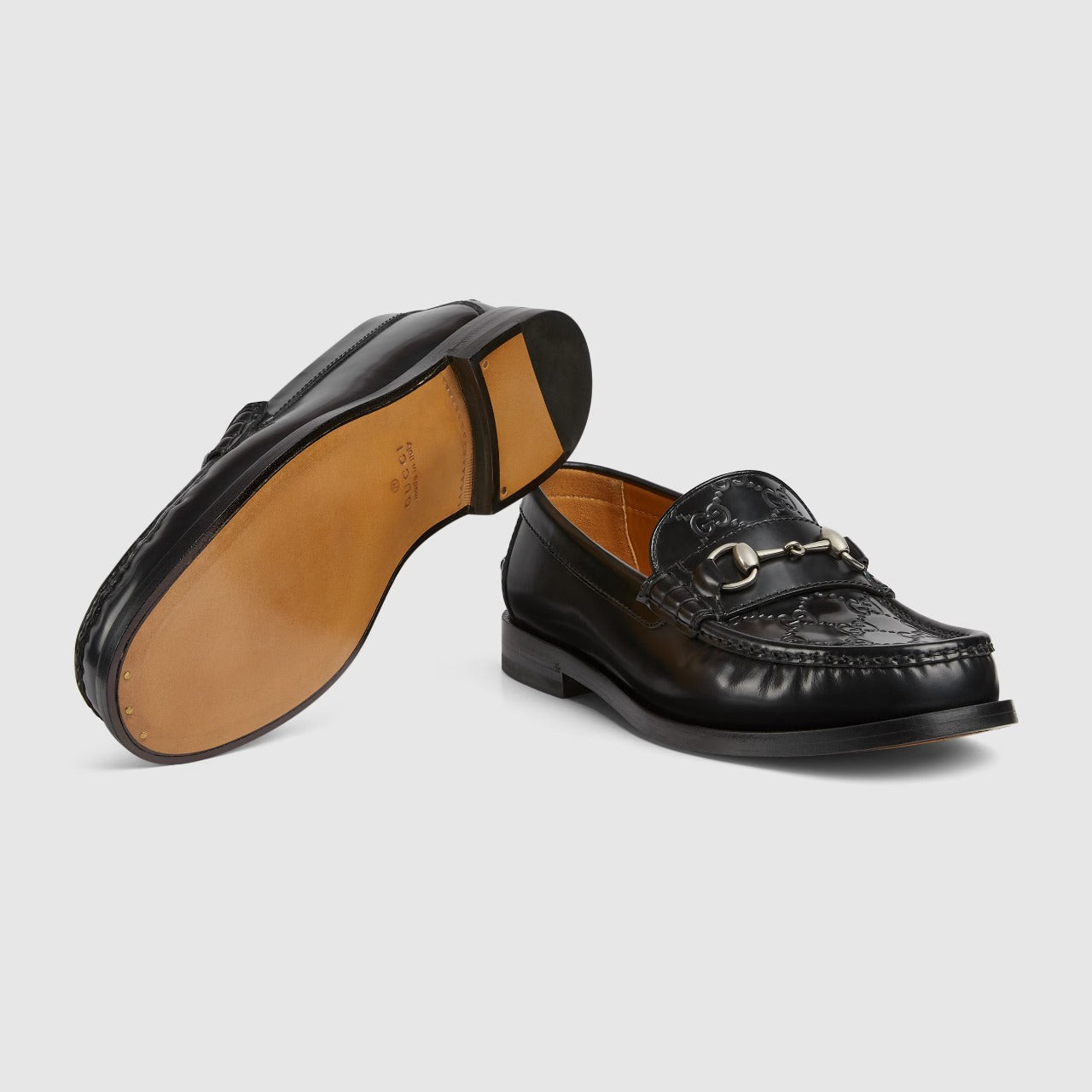 GUCCI Hosrebit Major Loafer Black - Jango Mall