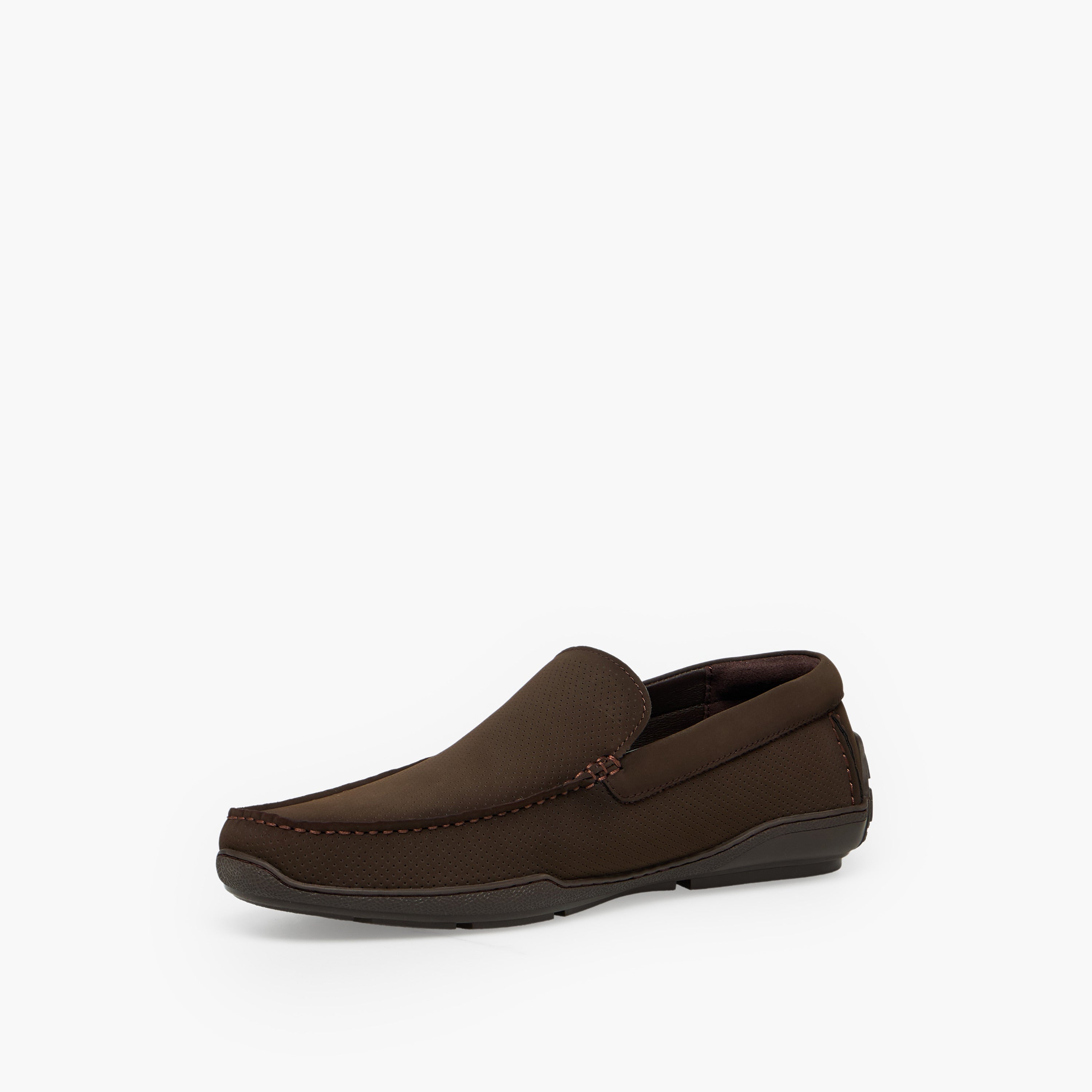 Duchini Men Slip-On Loafers Brown