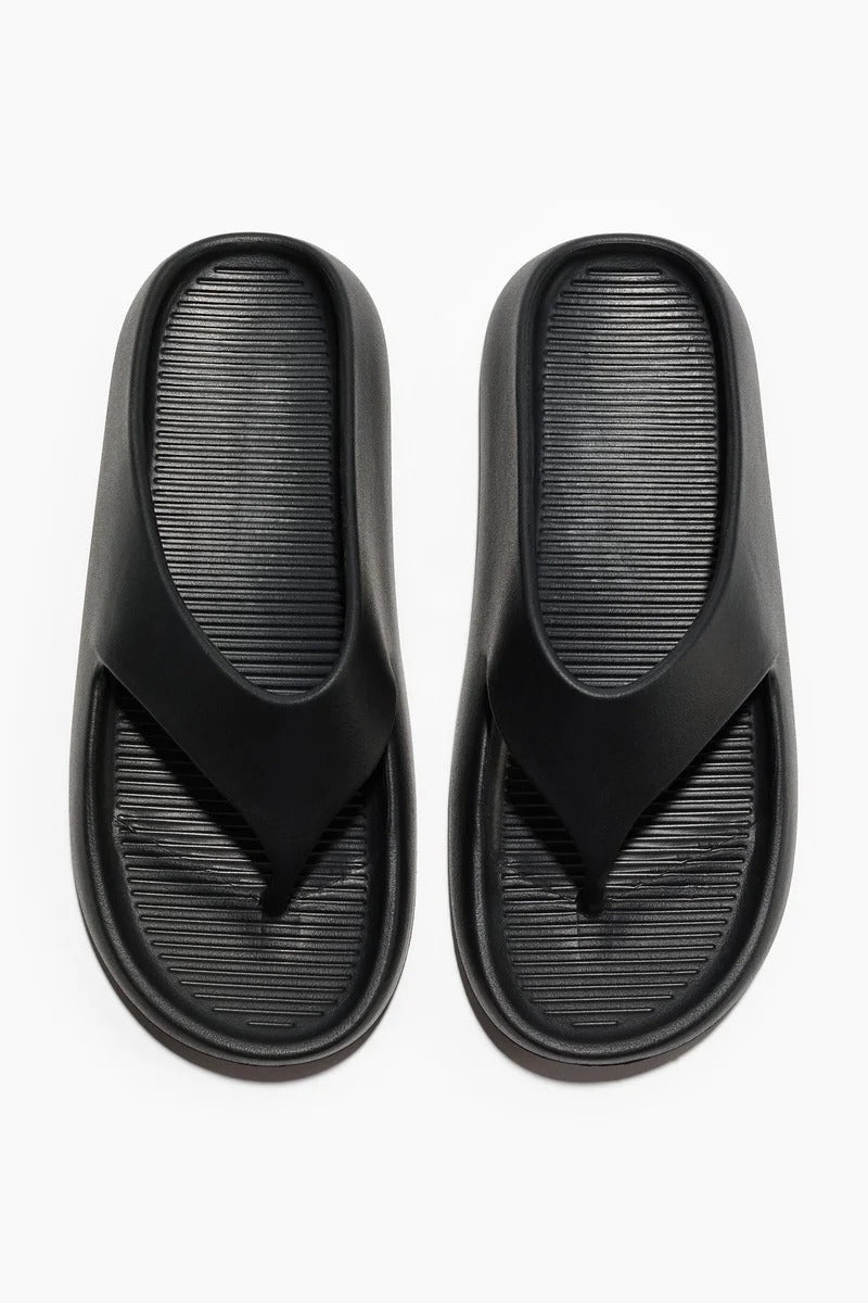 H&M Chunky Flip-Flops Black