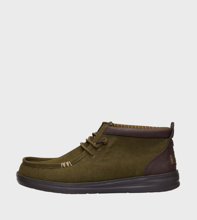 Hey Dude Wally Clasic Hi Olive Green