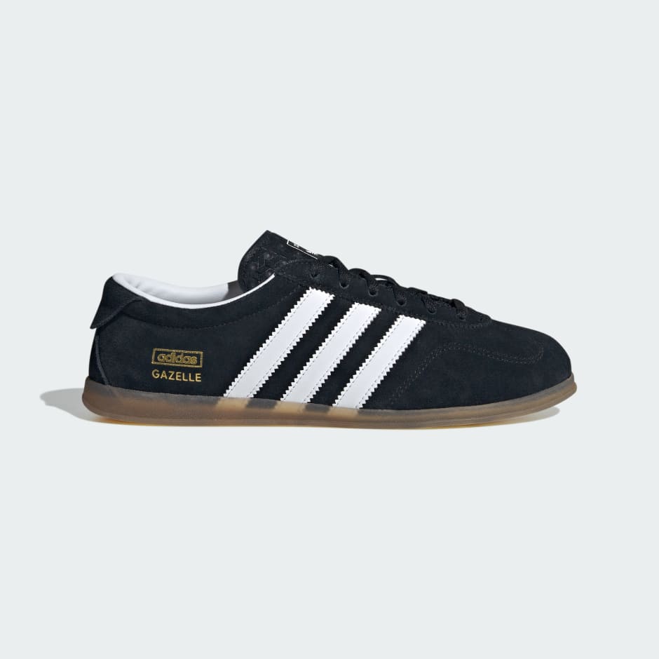 Adidas Gazelle Lo Pro Shoes - Core Black / Cloud White / Gum