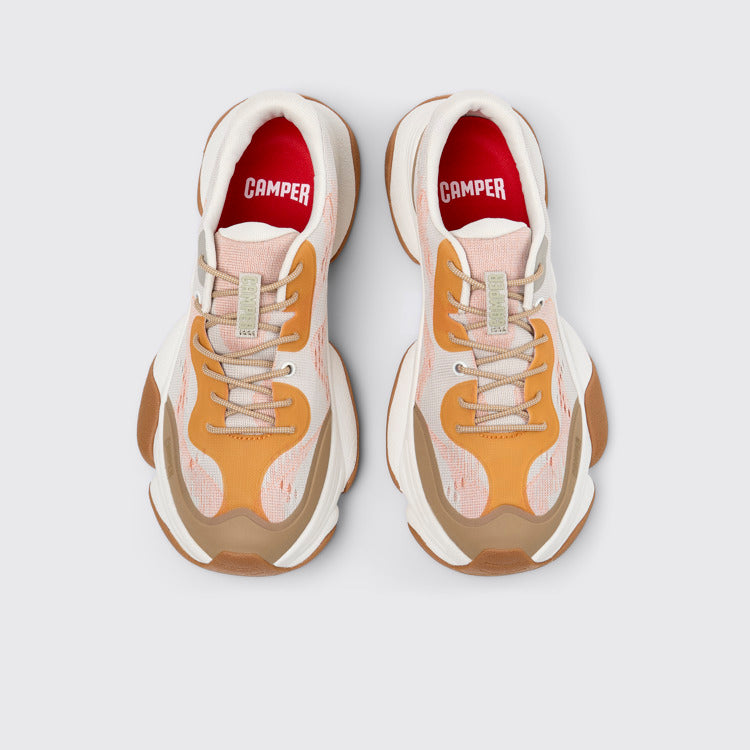 Overhead view of Karst 2 Multicolor Recycled Engineered Materials Sneakers for Men.