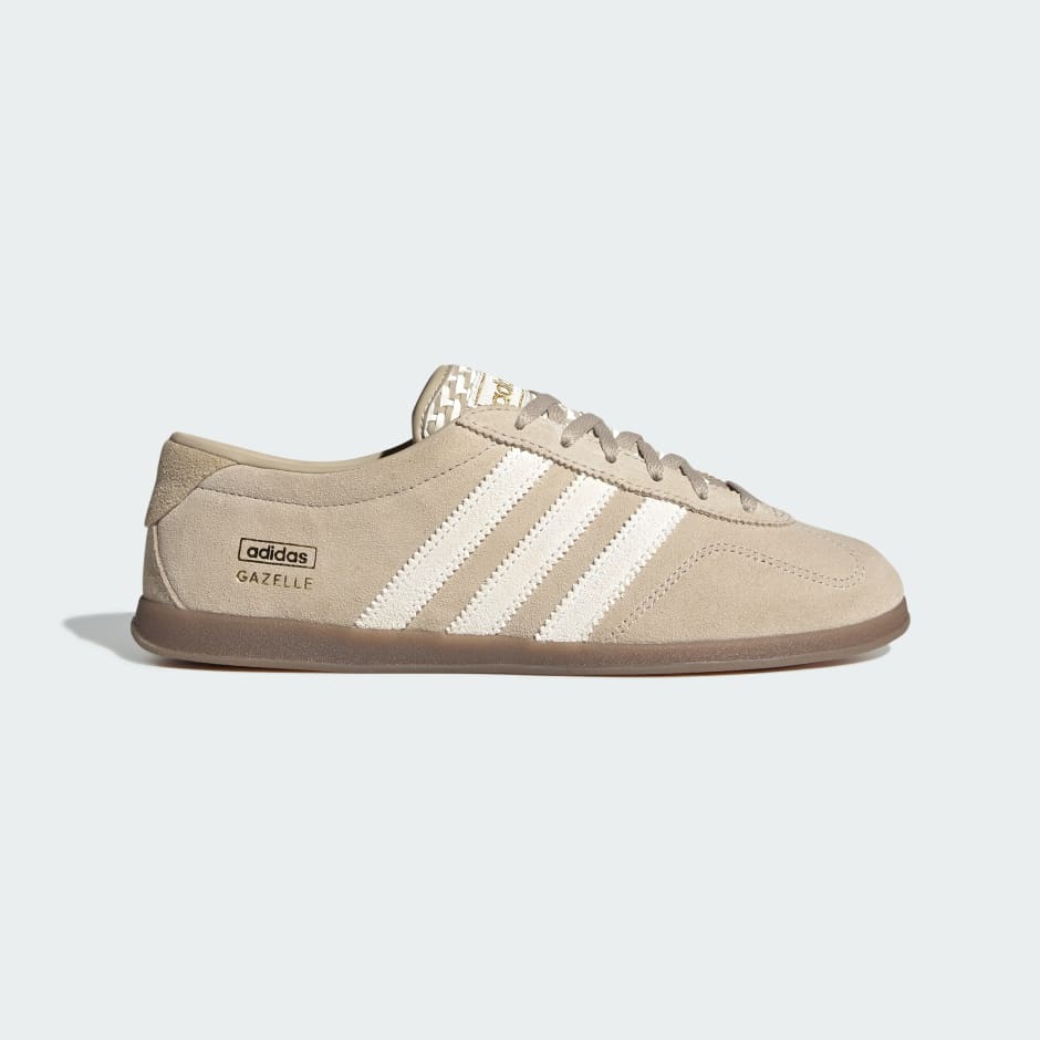 Adidas GAZELLE LO PRO SHOES - Khaki Three / Off White / Gum