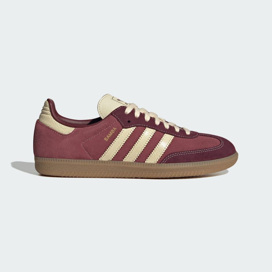 Adidas SAMBA OG SHOES - Shadow Red / Warm Vanilla / Gum