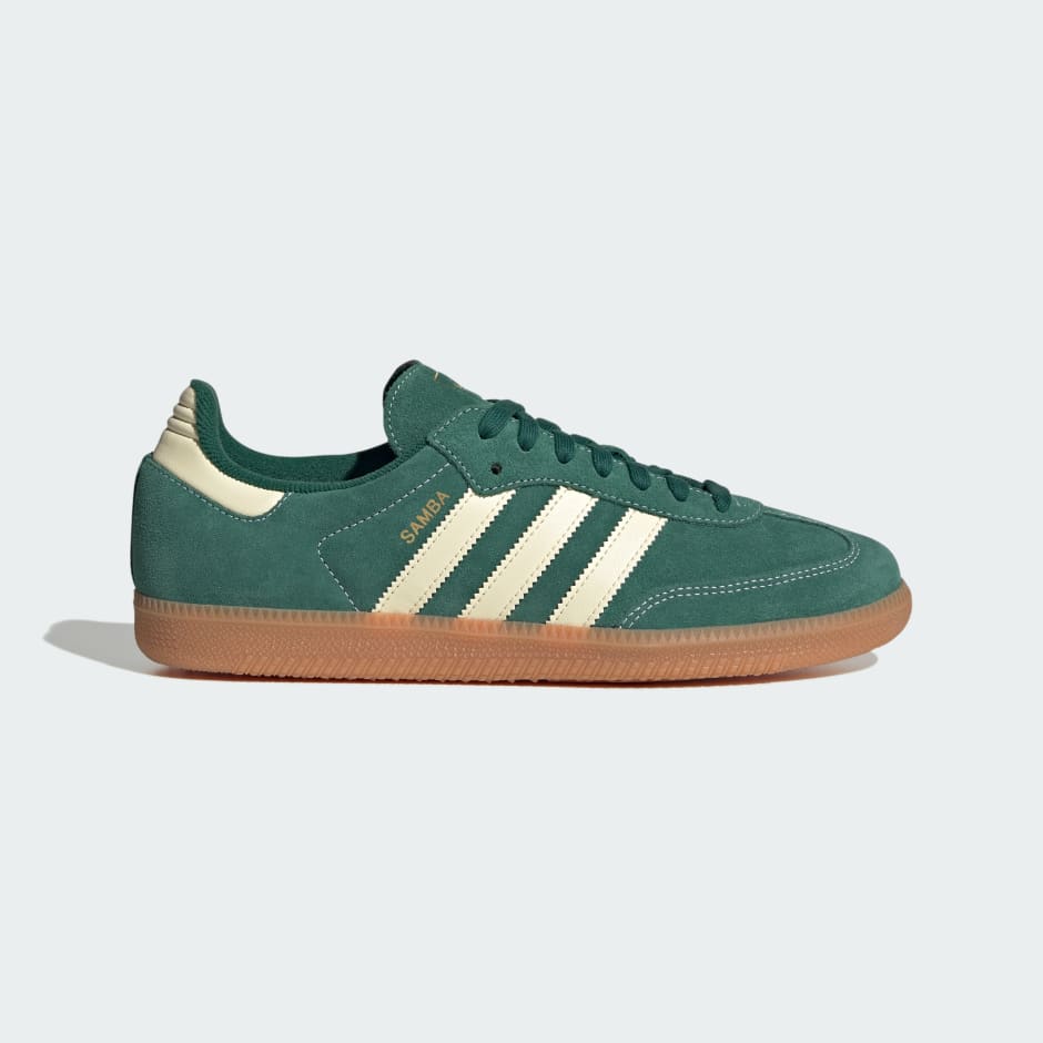 Adidas SAMBA OG SHOES - Collegiate Green / Warm Vanilla / Gum
