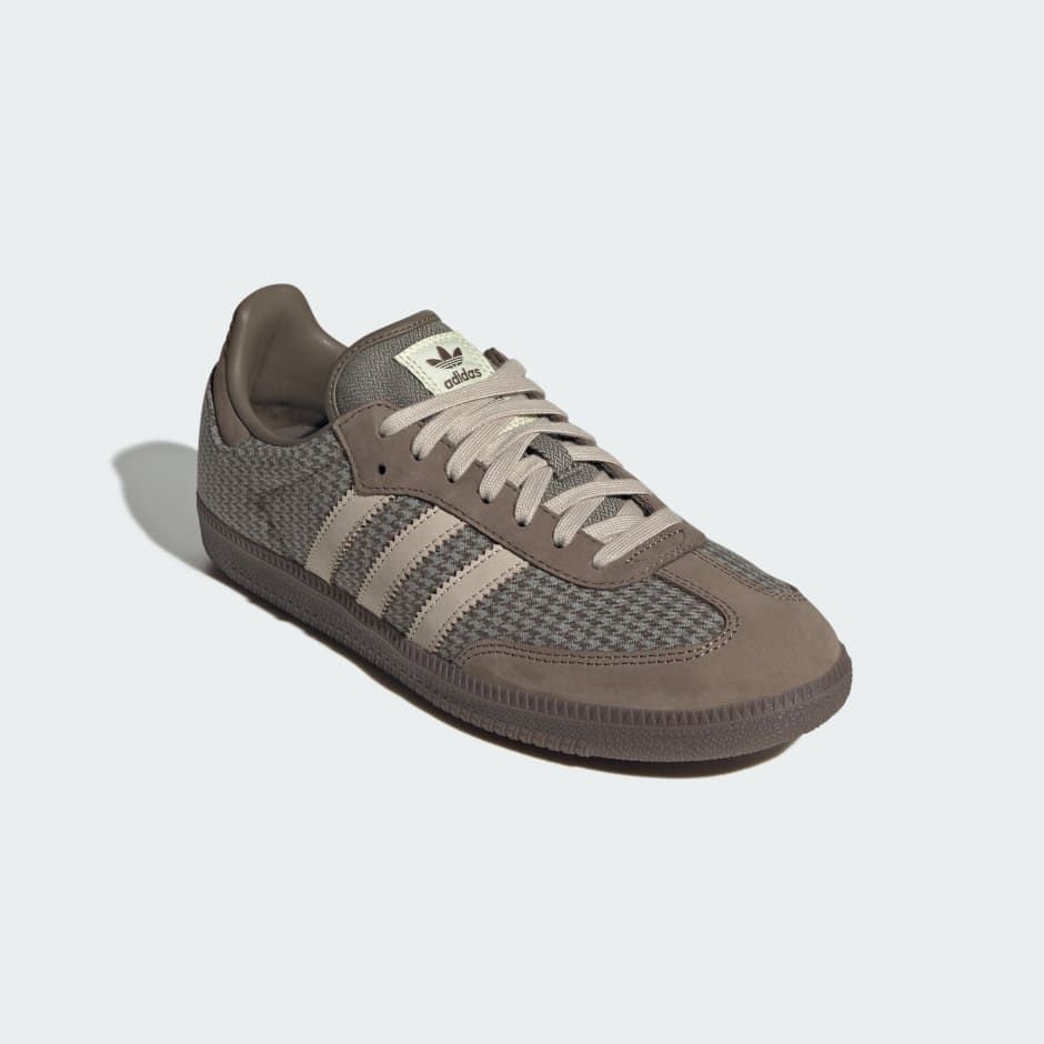 Adidas SAMBA OG SHOES - Blanch Brown / Khaki Three / Silver Pebble