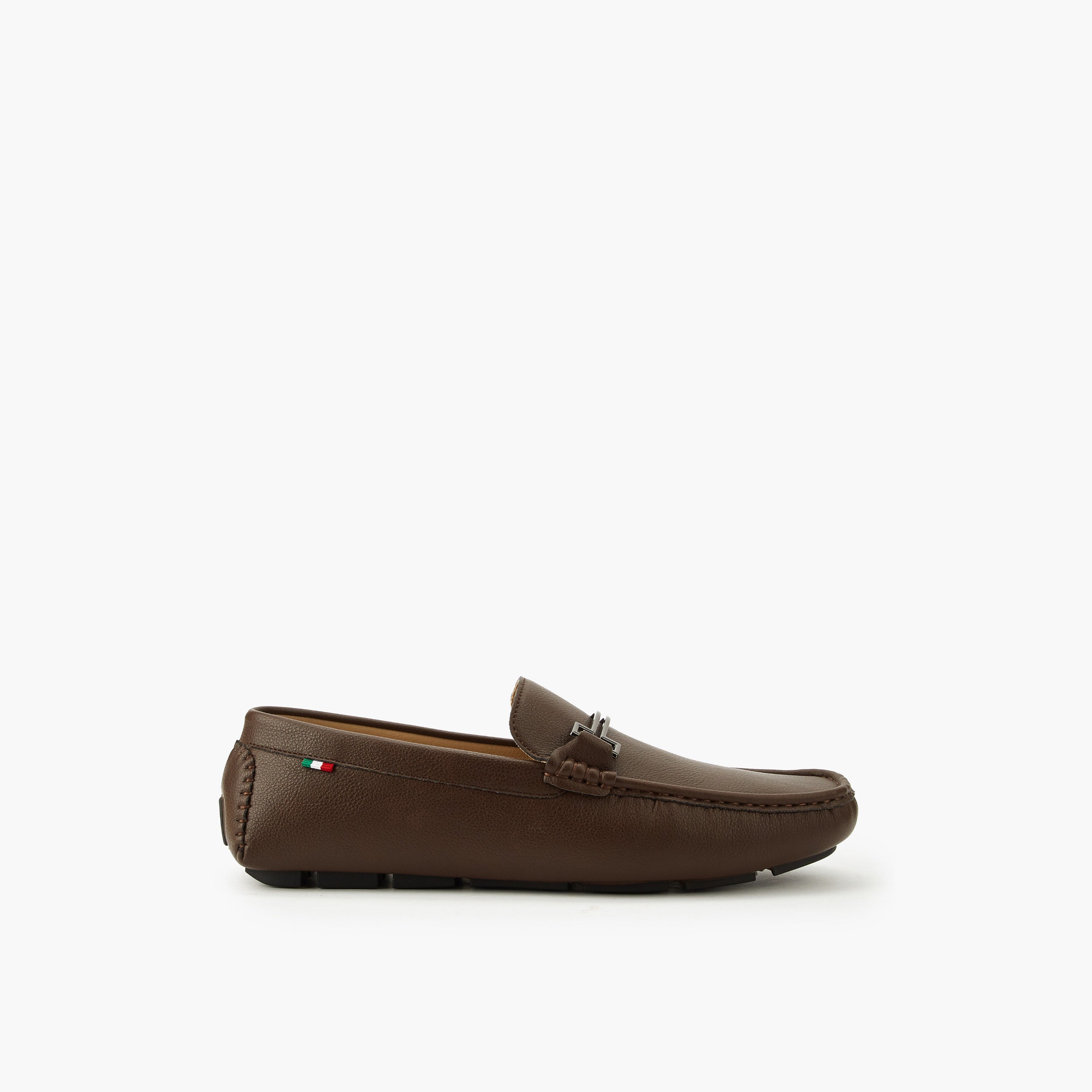 Renzo Ruganni Men Slip-On Loafers Brown