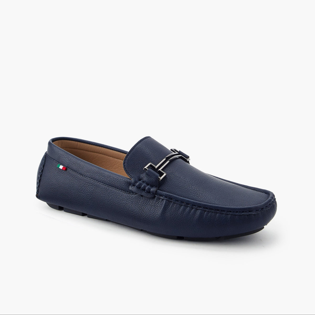 Renzo Ruganni Men Slip-On Loafers Blue