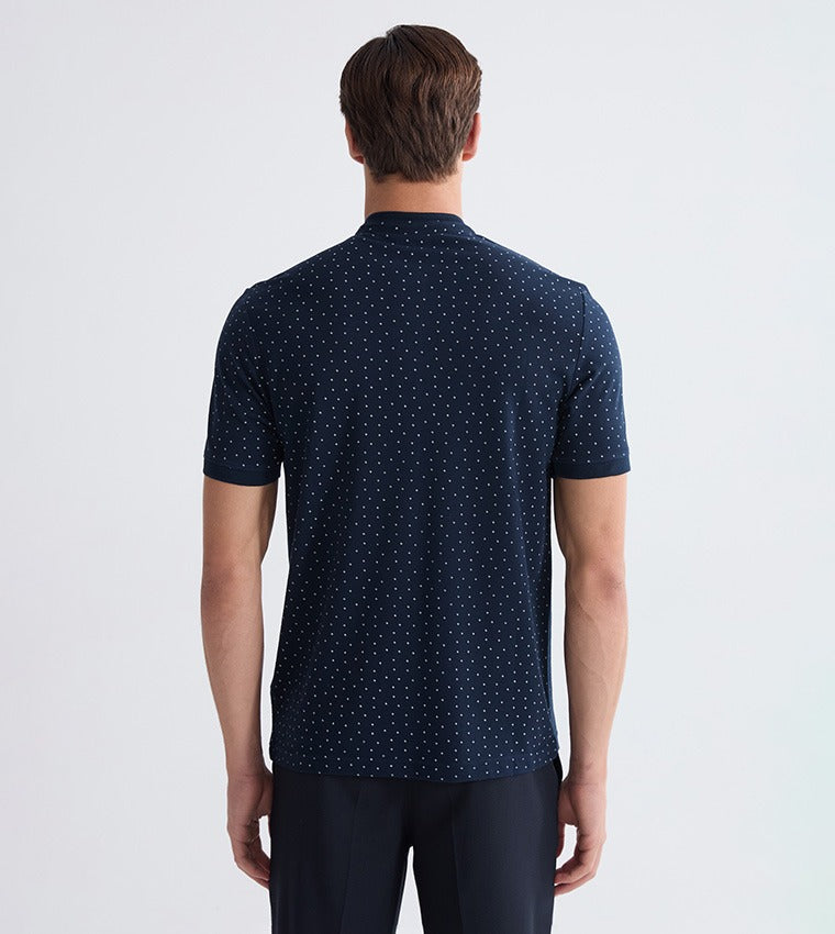 LC Waikiki Printed Short Sleeves Navy