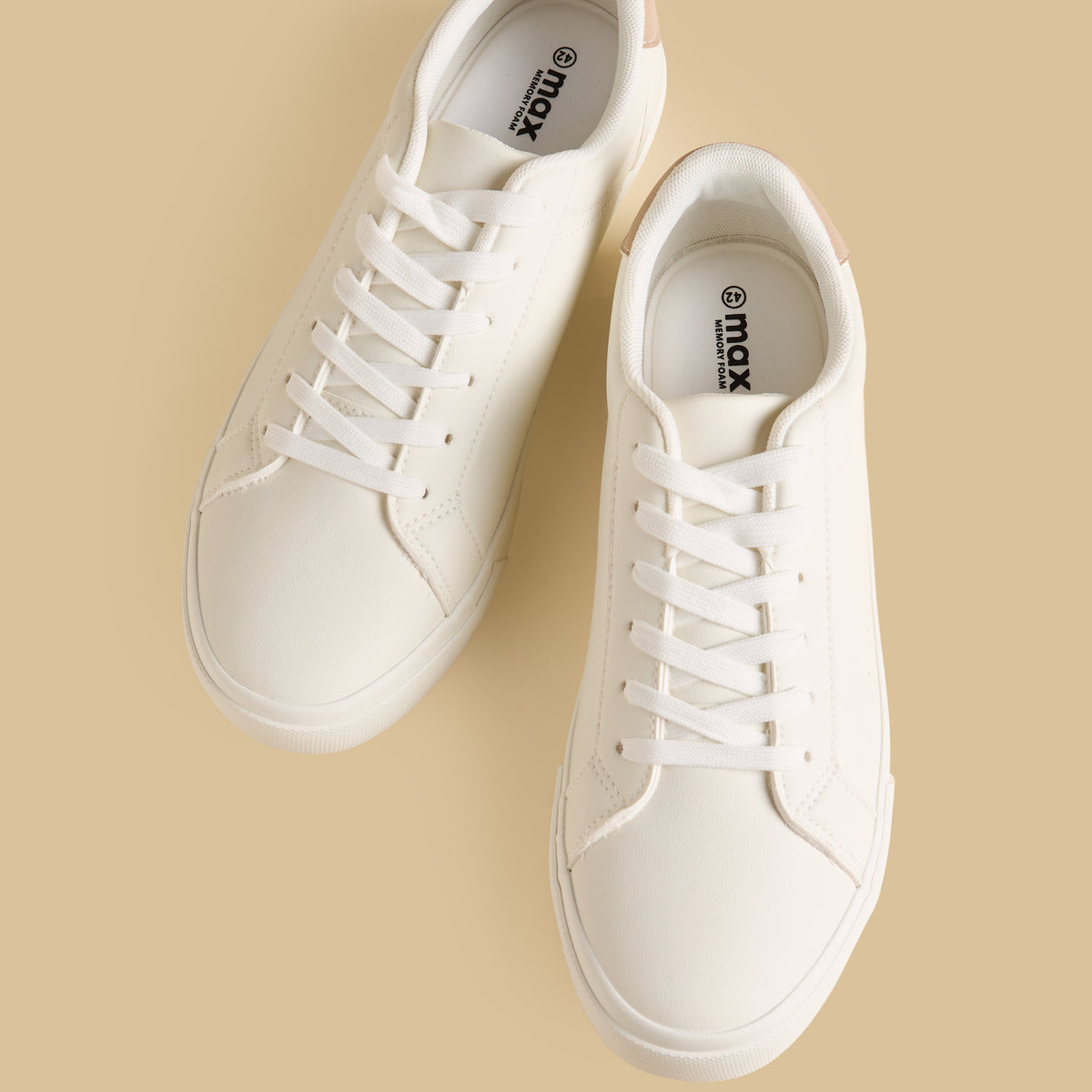 Max Sneakers with Lace-Up Closure White for Men - image 3