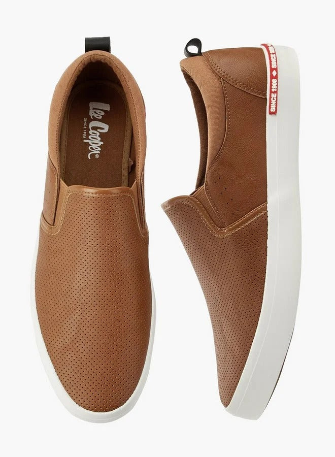 Mens Perforated Loafers by Lee Cooper