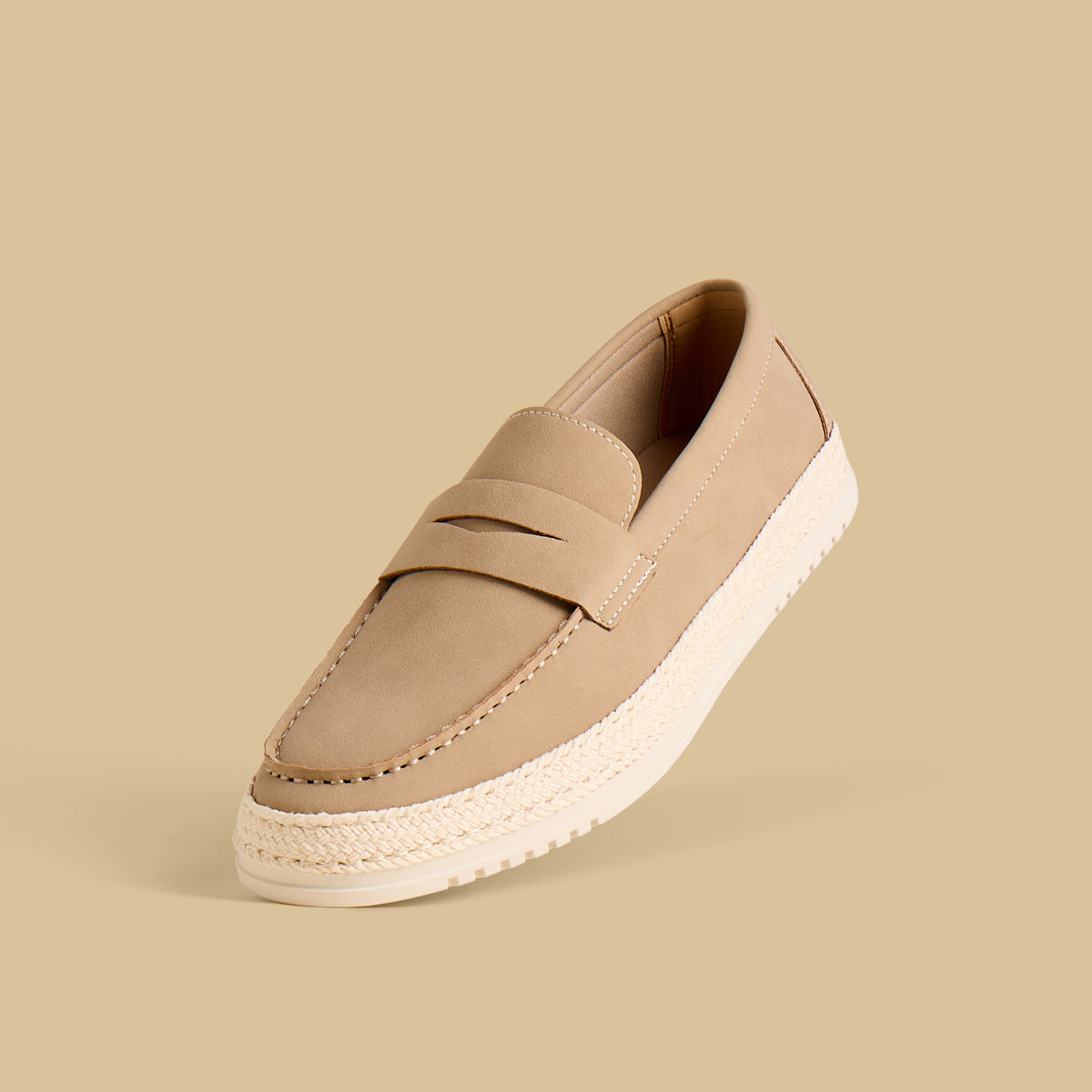 Max Cutout Detail Boat Shoes Cream for Men - image 2