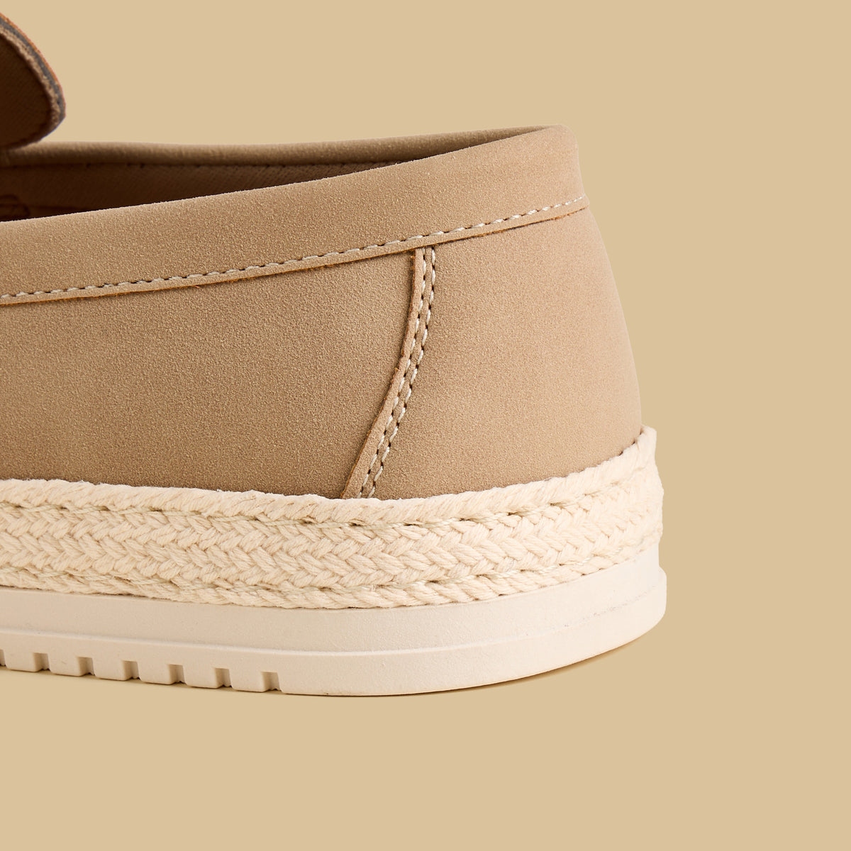 Max Cutout Detail Boat Shoes Cream for Men - image 5