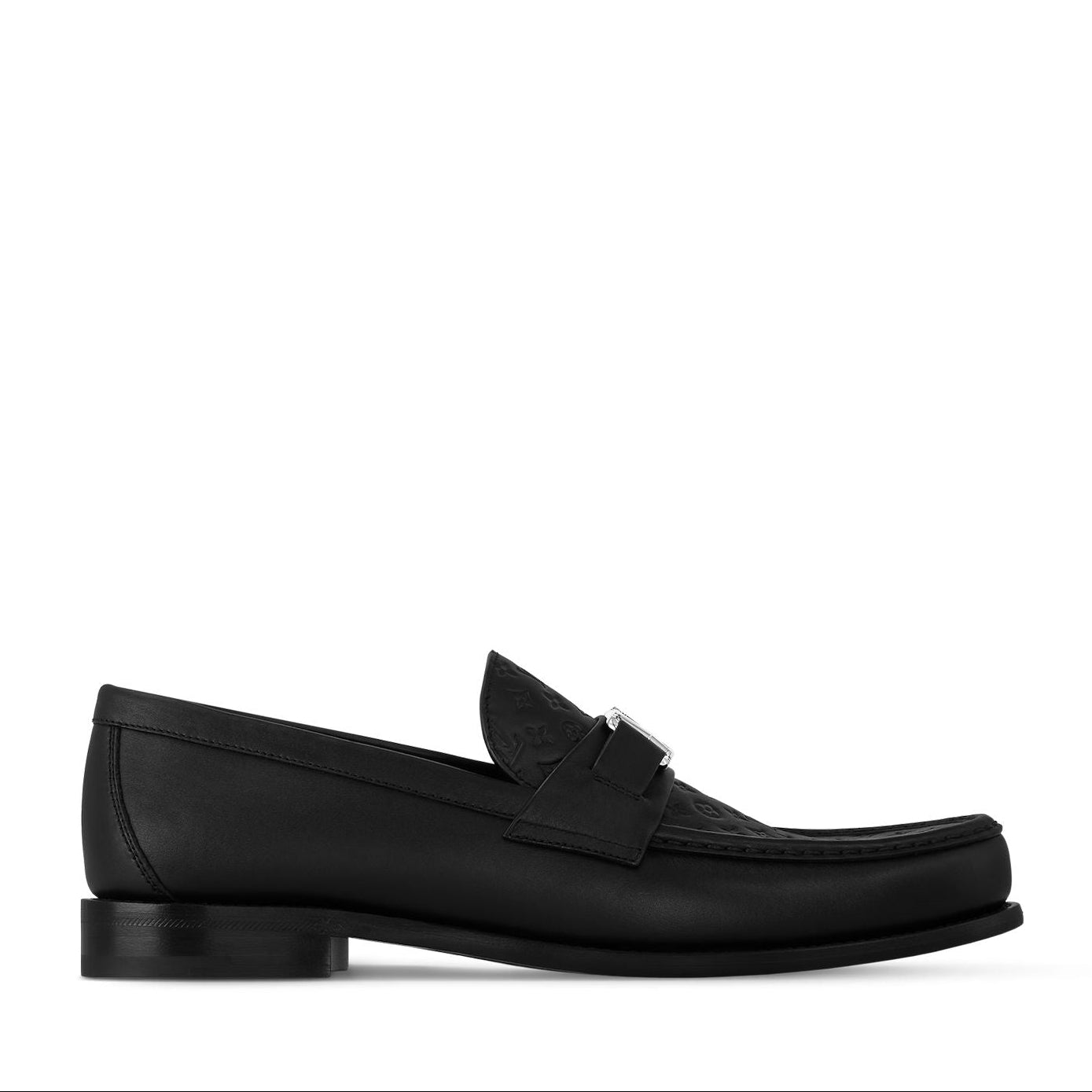 LV Major Loafer Embossed Black