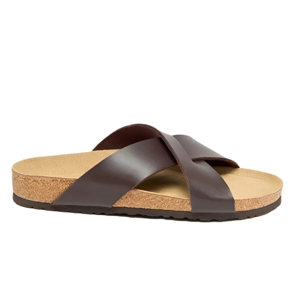 Le Confort Men Cross Strap Slide Men