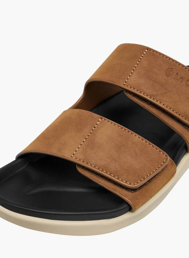 Mens Comfort Sandal by Le Confort Brown