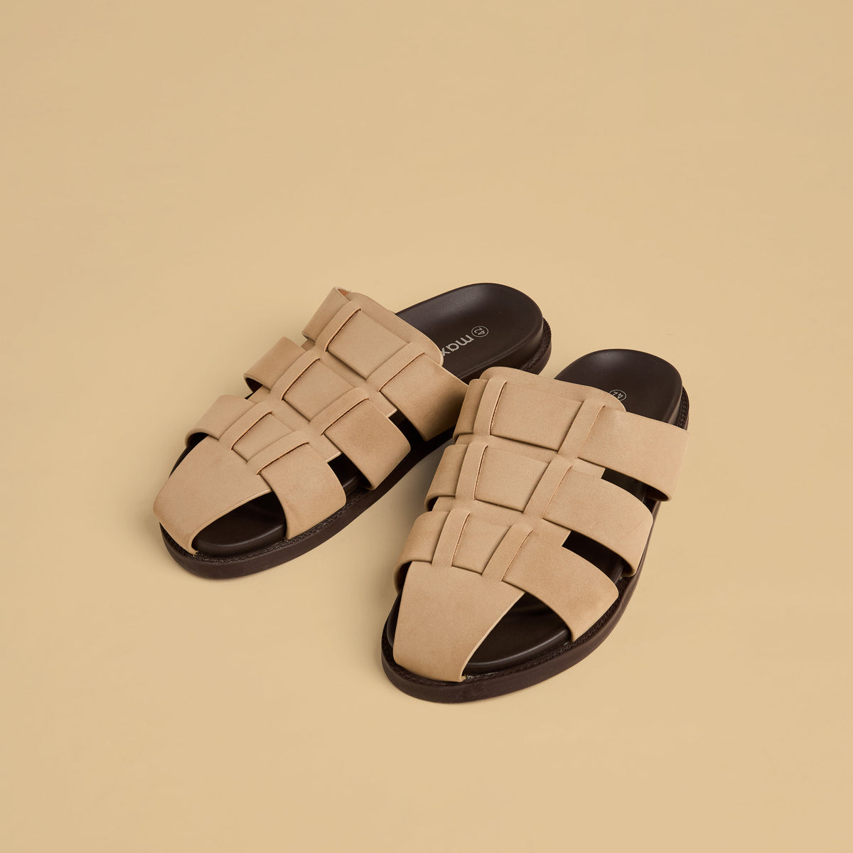 Max Strappy Slip-On Sandals Cream for Men - image 1