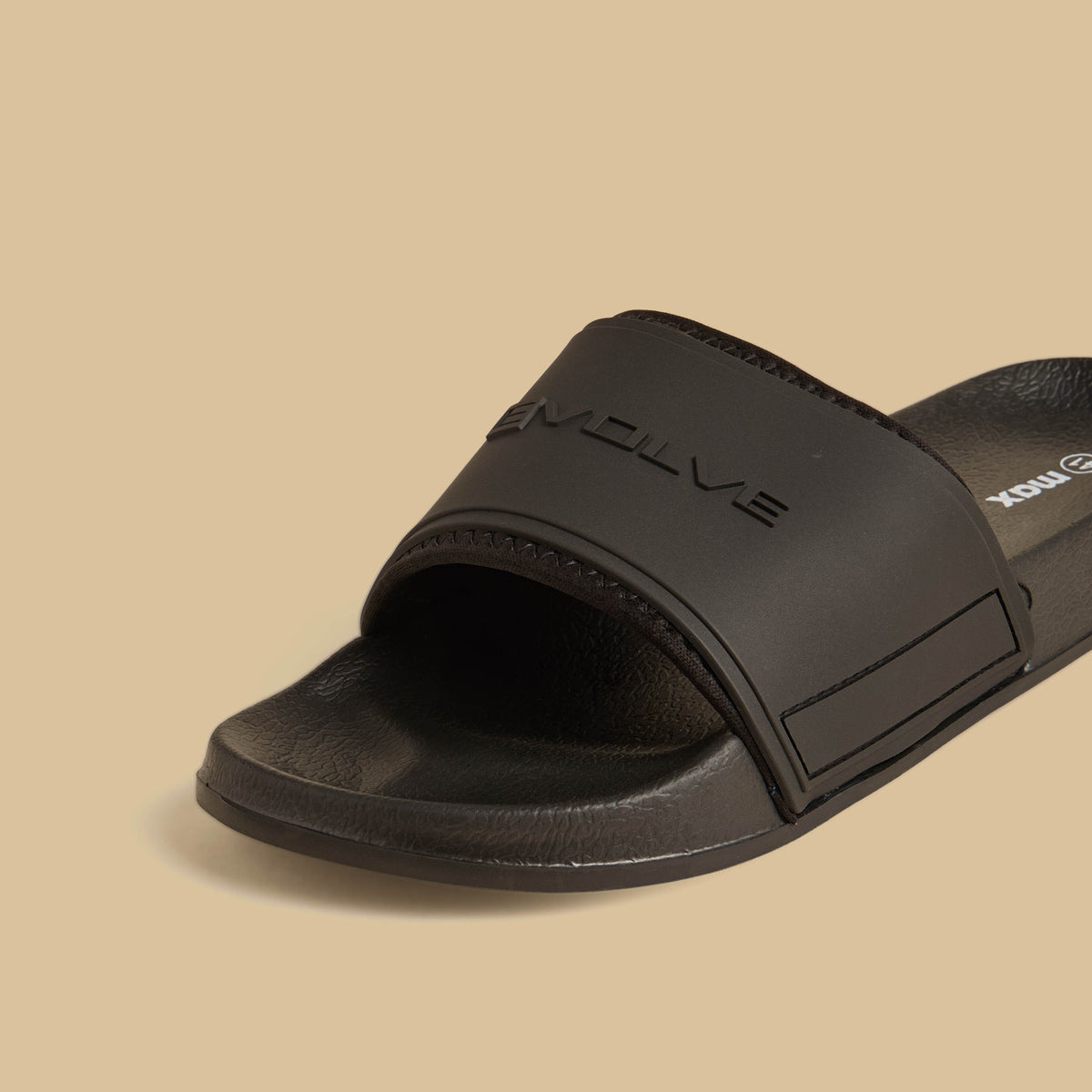Max Embossed Slides Black for Men - image 4