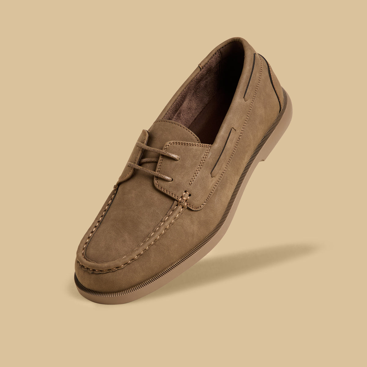 Max Stitch Detail Lace-Up Shoes Brown for Men - image 2