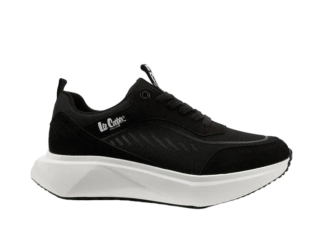 Lee Cooper Men's Panelled Lace-Up Sneakers