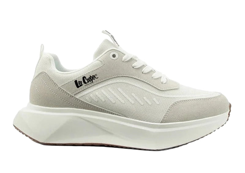 Lee Cooper Men's Panelled Lace-Up Sneakers