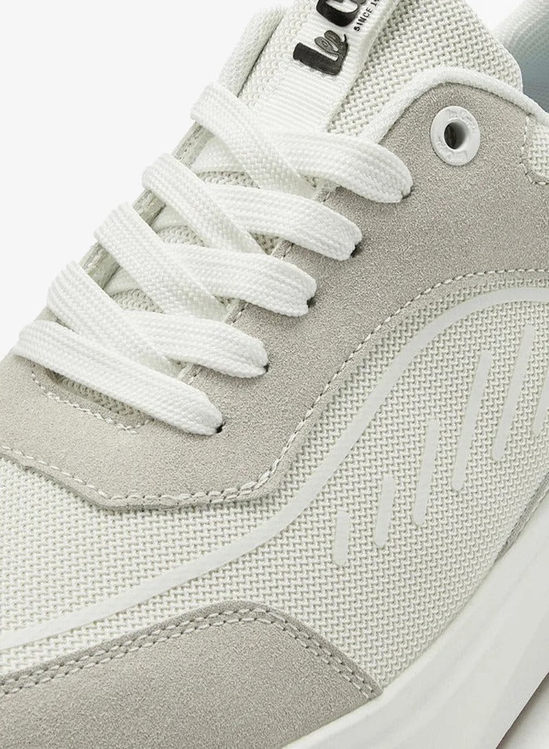 Lee Cooper Men's Panelled Lace-Up Sneakers