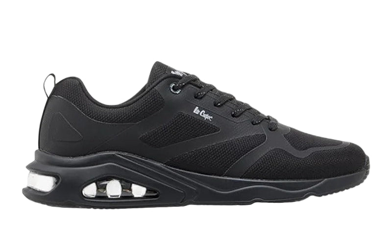 Lee Cooper Panelled Sneakers with Lace-Up Closure