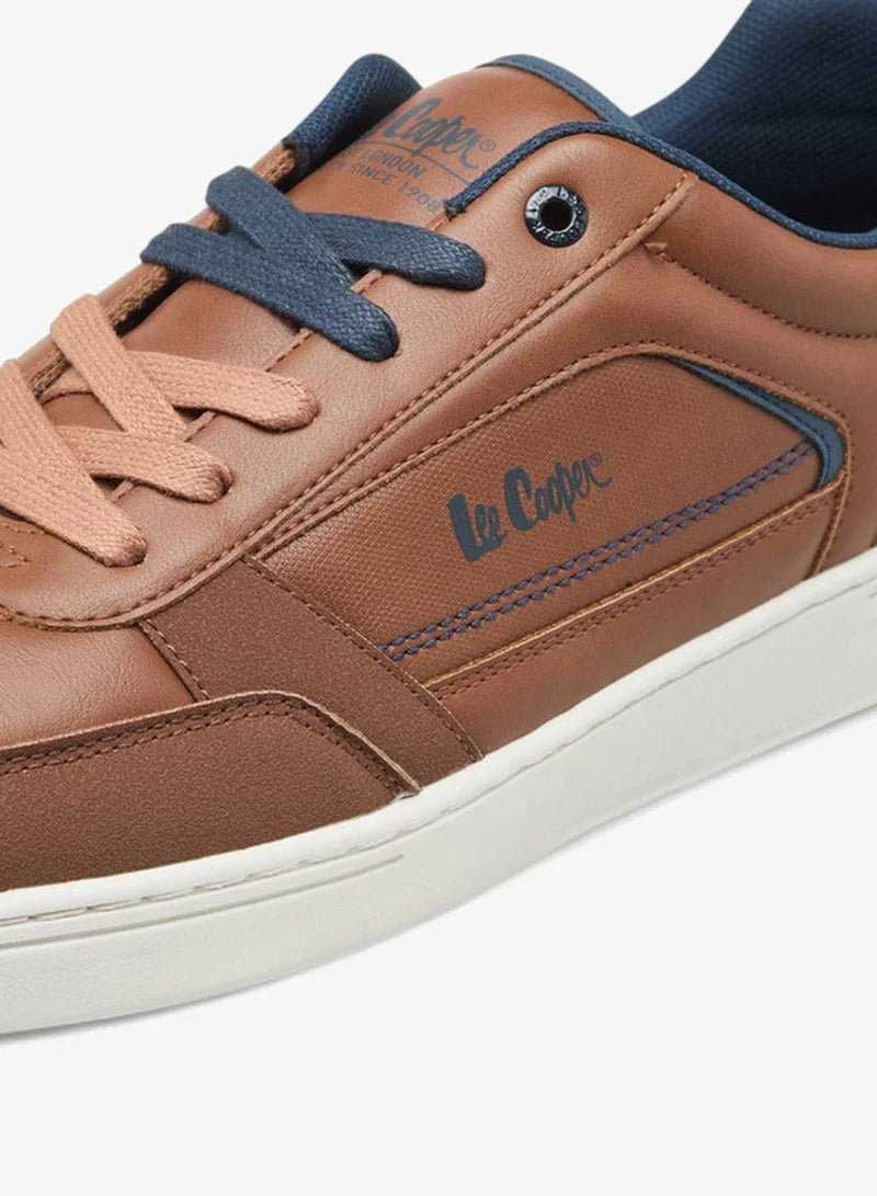 Lee Cooper Men's Solid Lace-Up Sneakers