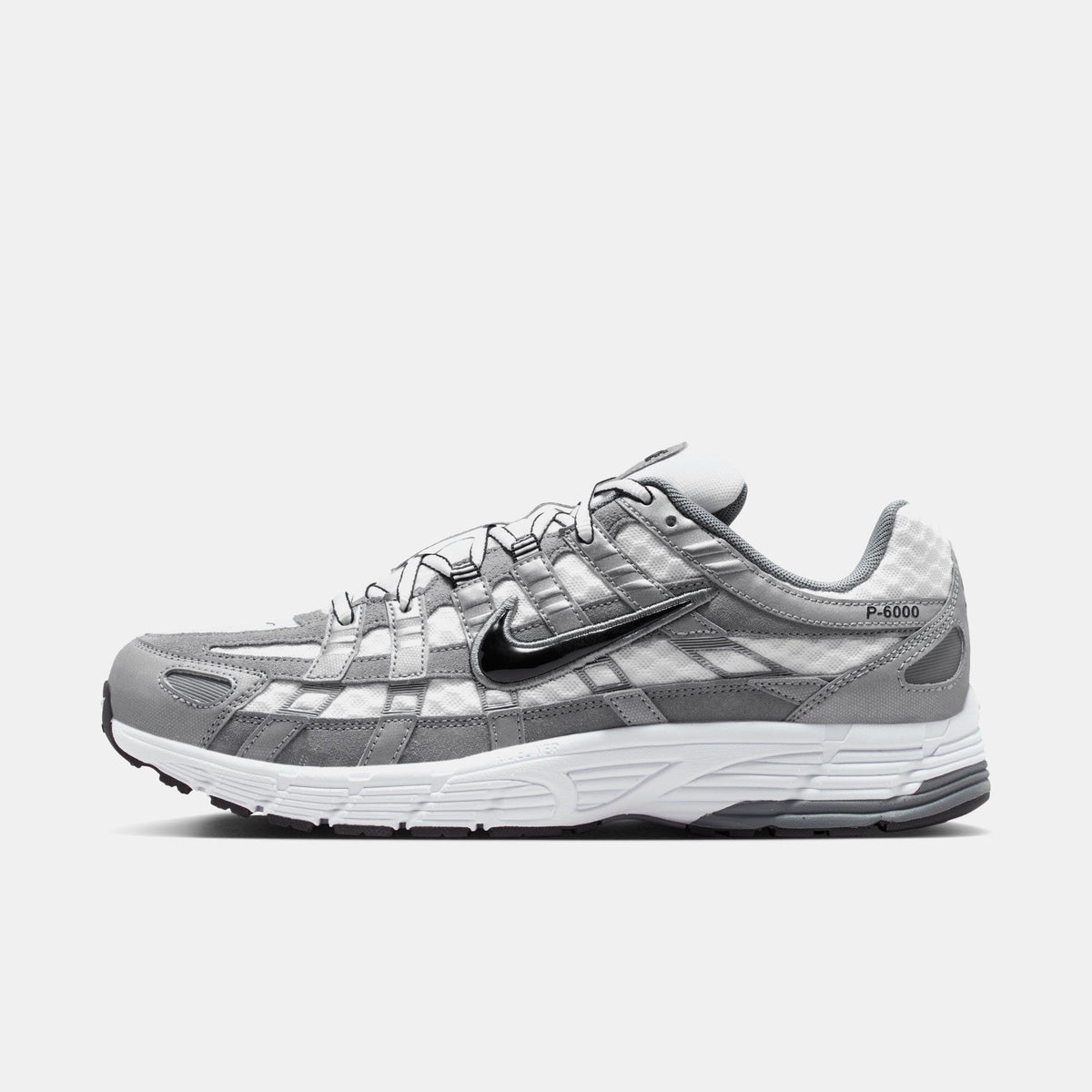 Nike P-6000 - White/Black/Metallic Cool Grey/Cool Grey