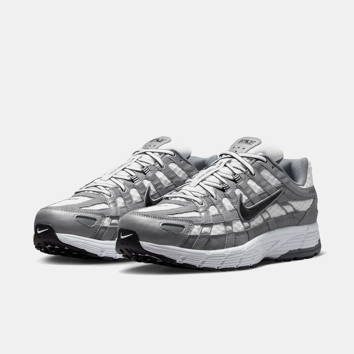 Nike P-6000 - White/Black/Metallic Cool Grey/Cool Grey