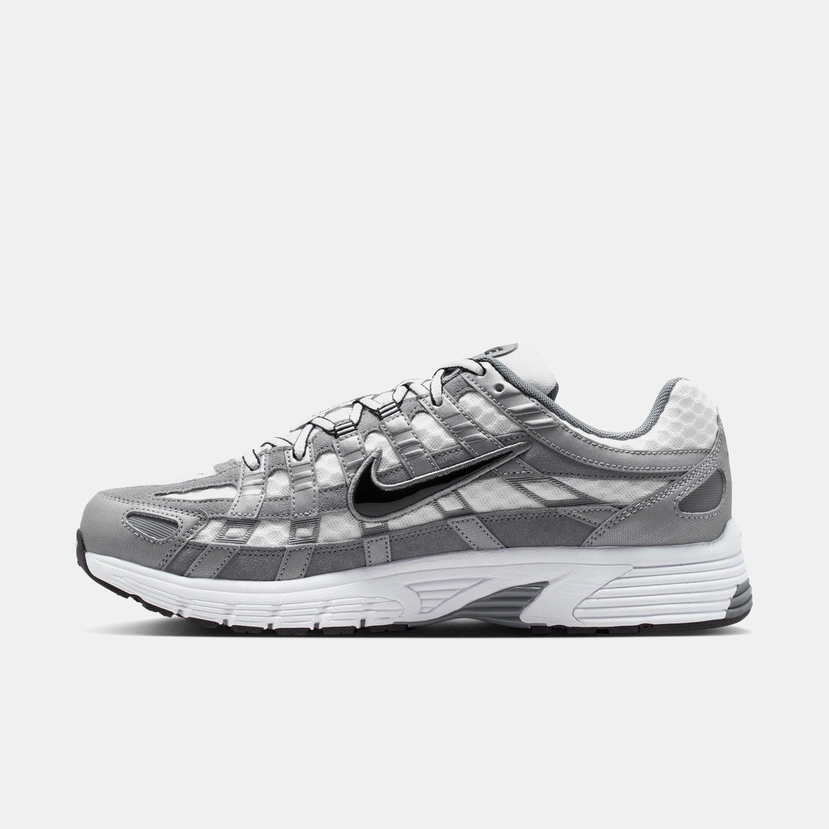 Nike P-6000 - White/Black/Metallic Cool Grey/Cool Grey