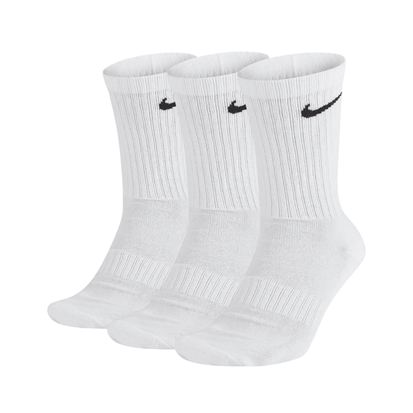 Nike Cushion Socks White Pack of 3 - Jango Mall
