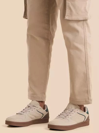 Max Panelled Lace-Up Sports Shoes