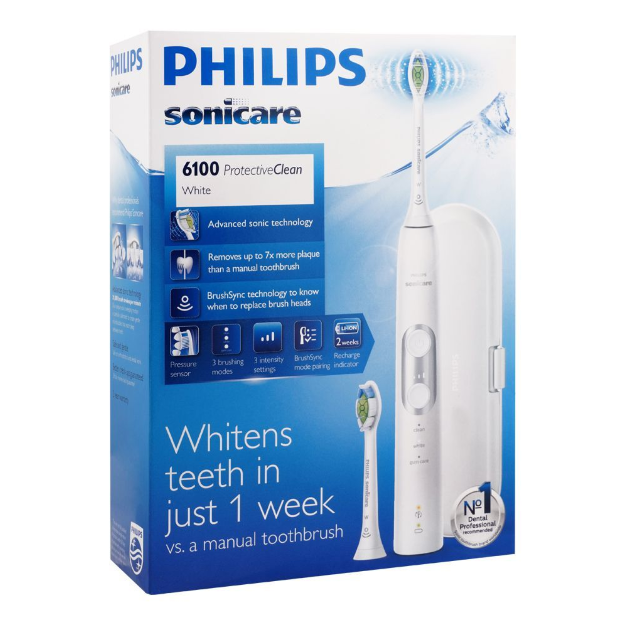 Philips Sonicare Protective Clean 6100 Electric Toothbrush HX6877/23 - Jango Mall