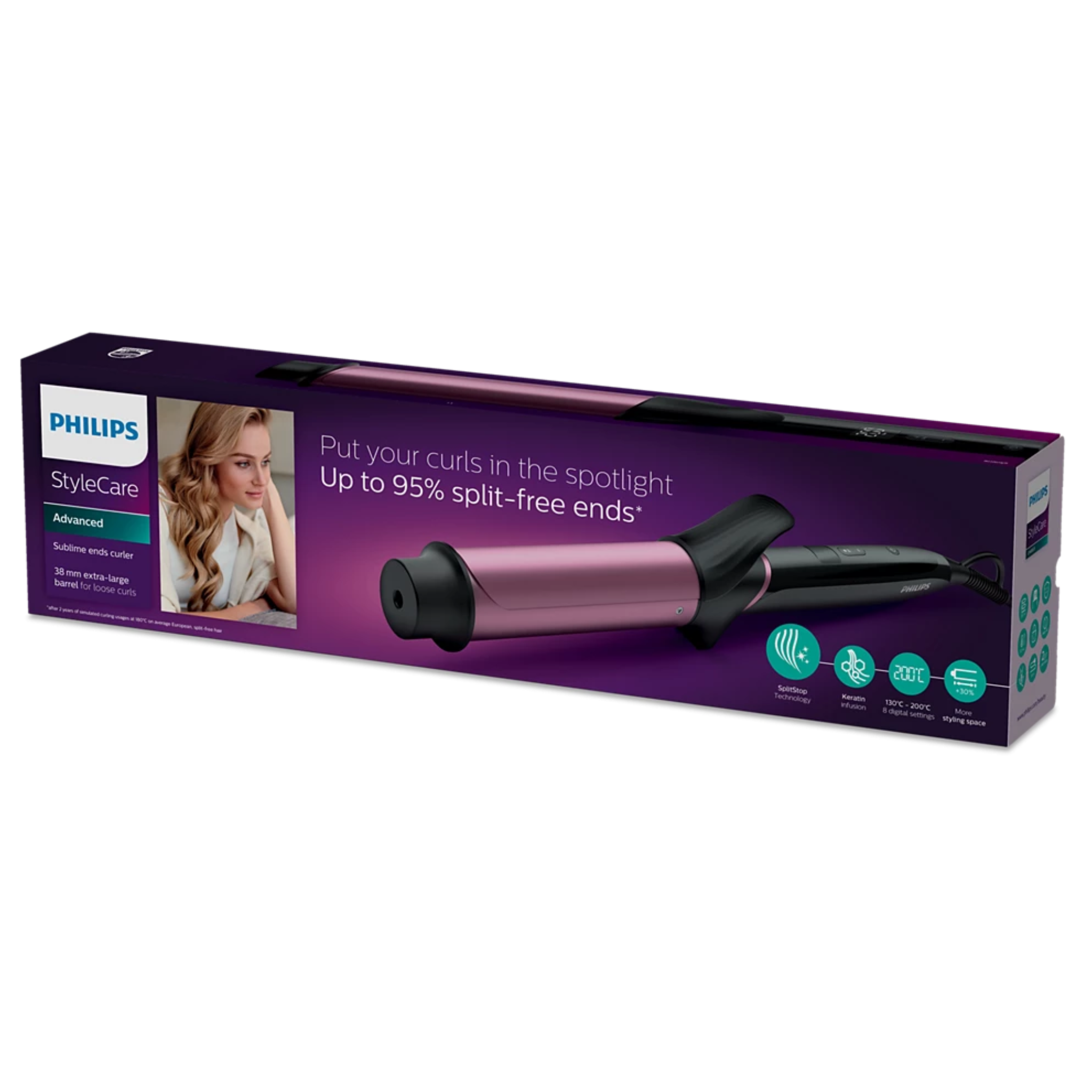 Philips StyleCare Sublime Ends Curler BHB869/00 - Jango Mall
