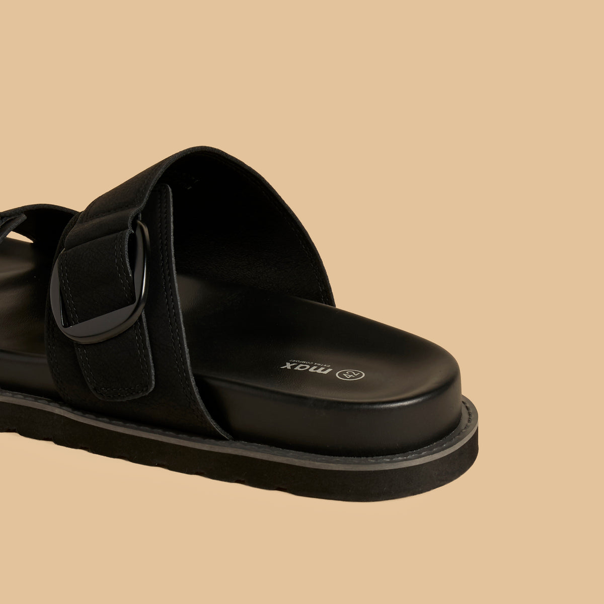 Max Double Strap Buckle Sandals Black for Men - image 5