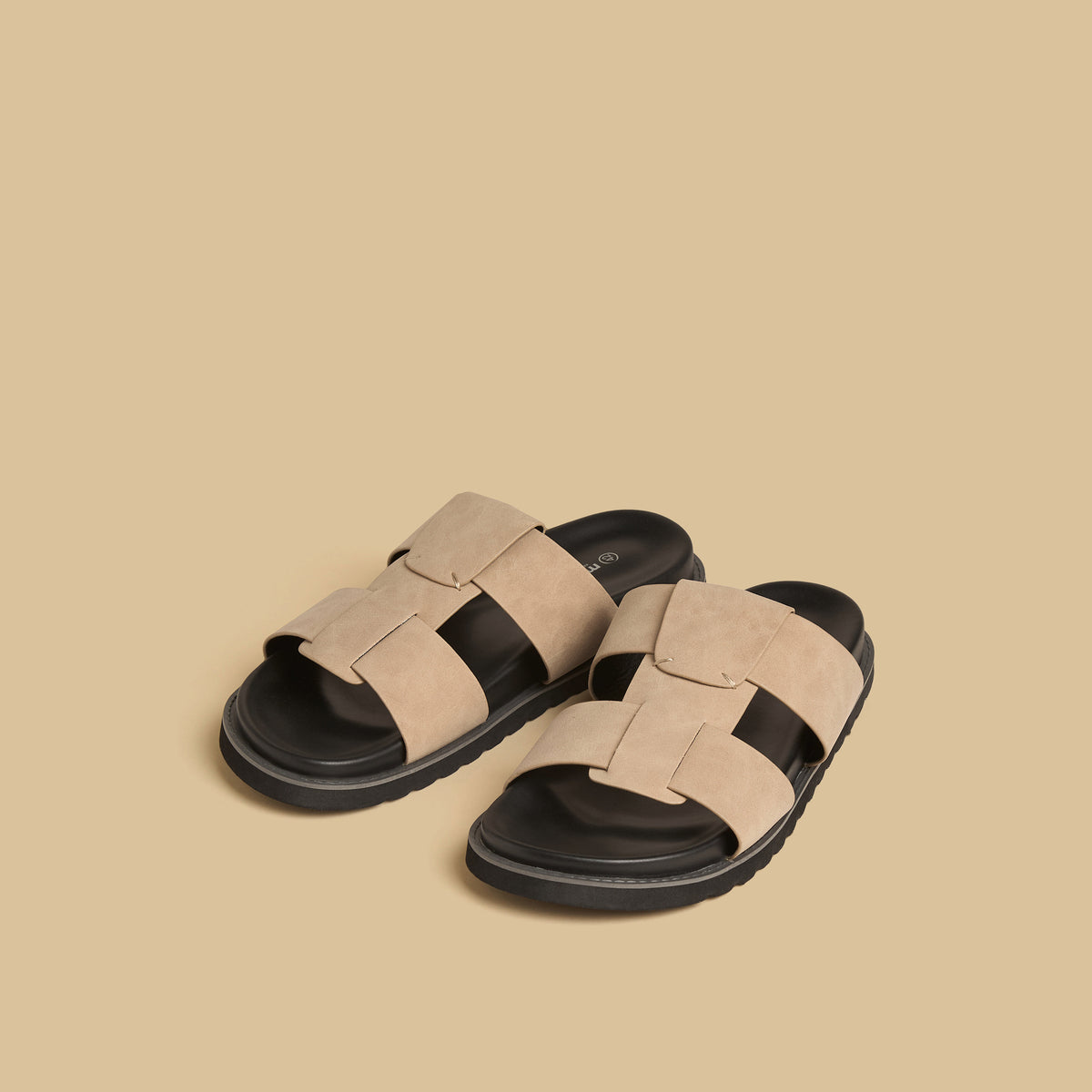 Max Textured Sandals Beige for Men - image 1