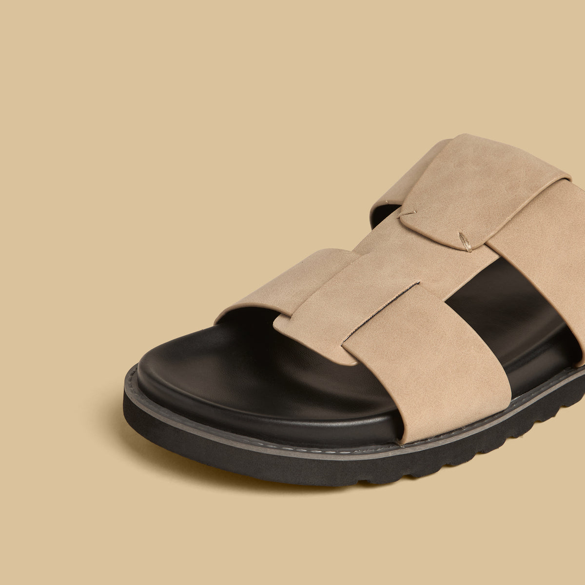 Max Textured Sandals Beige for Men - image 4