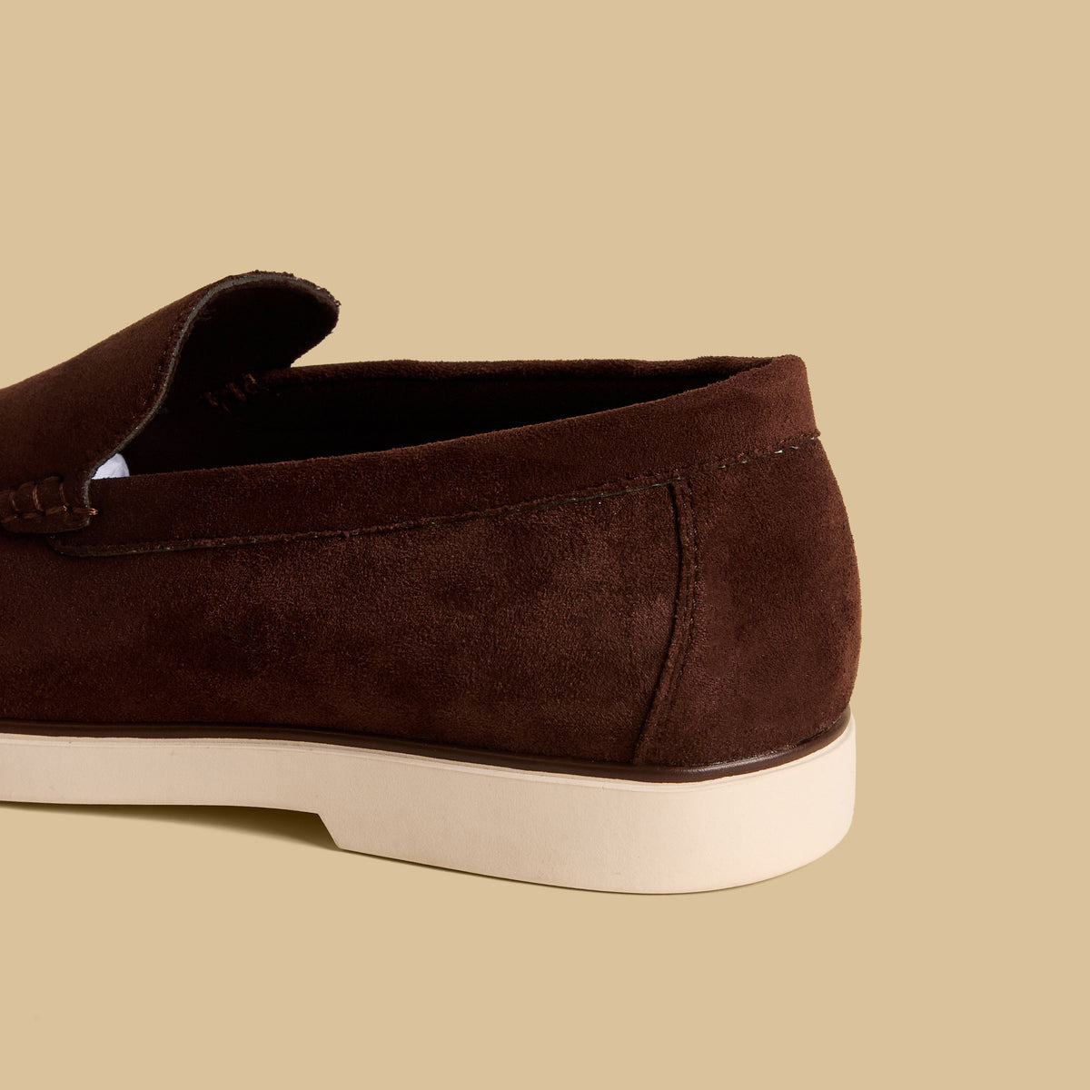 Max Suede Textured Slip-On Boat Shoes Brown for Men - image 5