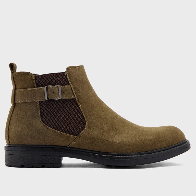 Robert Wood Suede Casual Chelsea Boots
