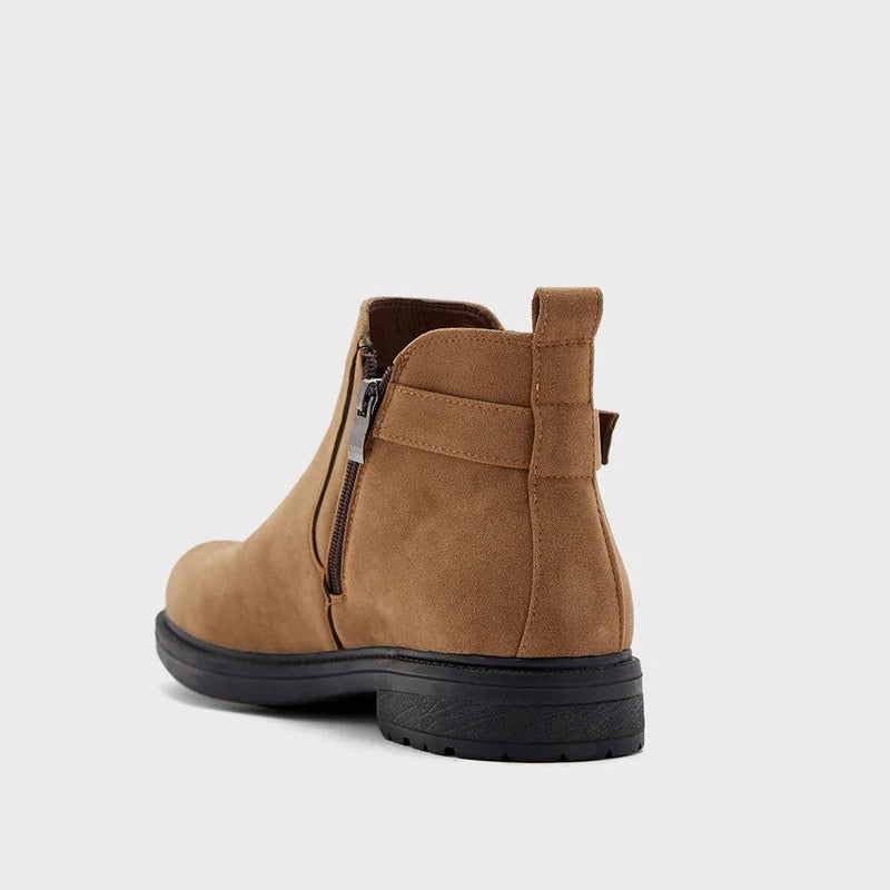 Robert Wood Suede Casual Chelsea Boots